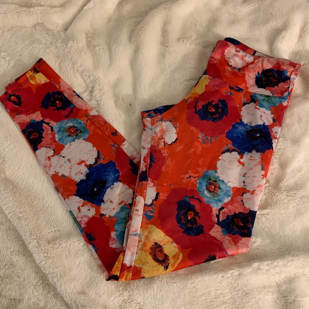 Floral leggings